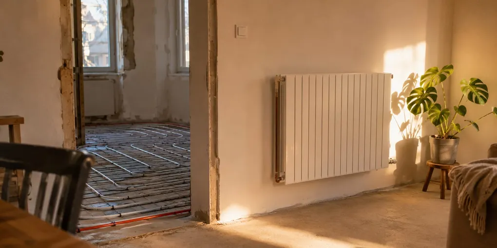 Pompe à chaleur avec plancher chauffant vs radiateurs : lequel est le plus performant